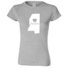  "Mississippi Home State Pride" women's t-shirt Sport Grey