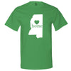  "Mississippi Home State Pride" men's t-shirt Irish-Green