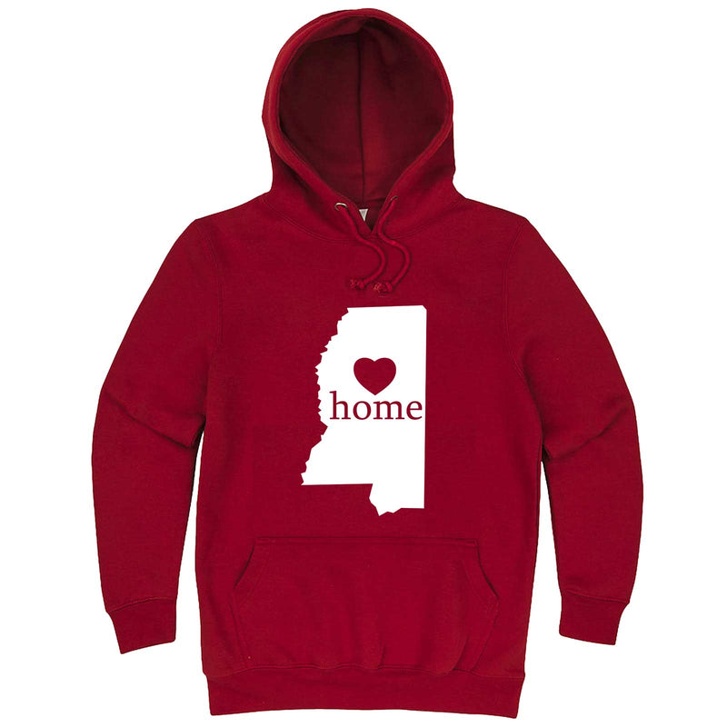  "Mississippi Home State Pride" hoodie, 3XL, Paprika