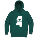  "Mississippi Home State Pride" hoodie, 3XL, Teal