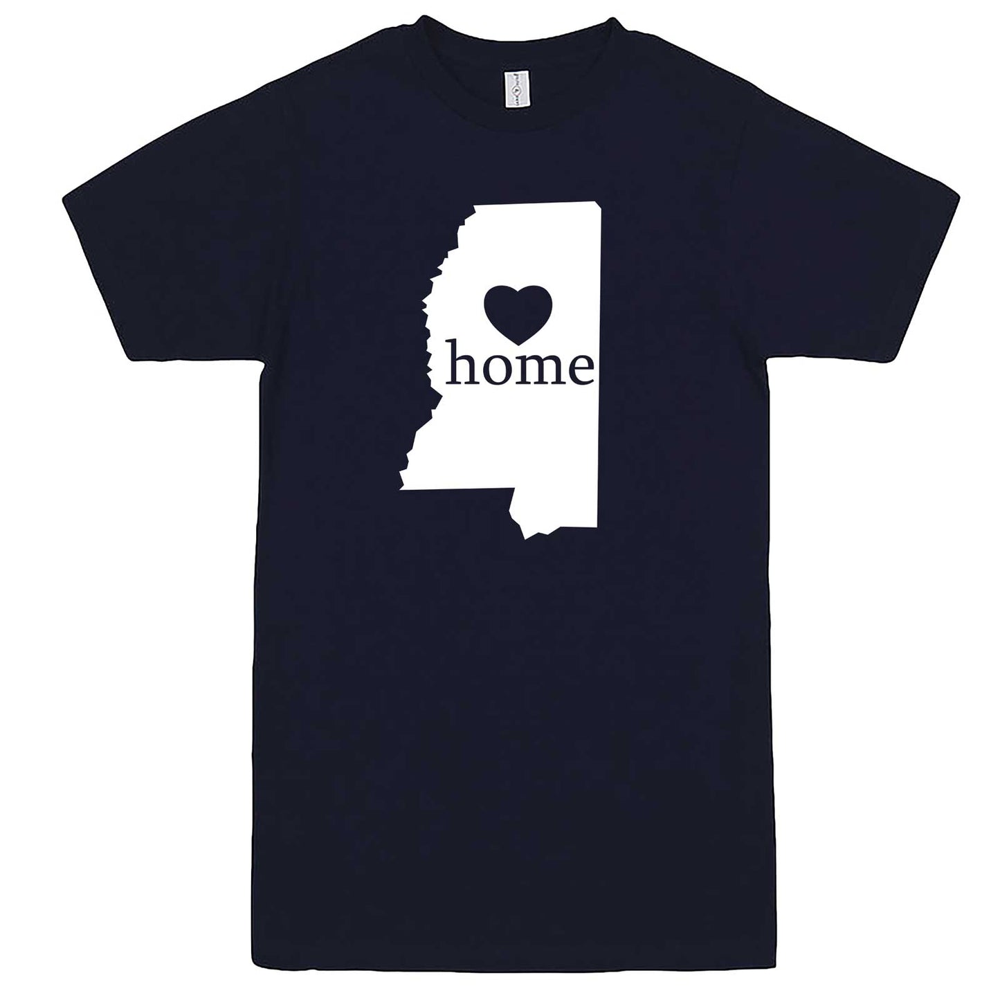  "Mississippi Home State Pride" men's t-shirt Navy-Blue