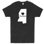  "Mississippi Home State Pride" men's t-shirt Vintage Black