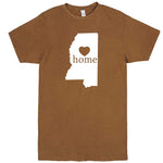  "Mississippi Home State Pride" men's t-shirt Vintage Camel
