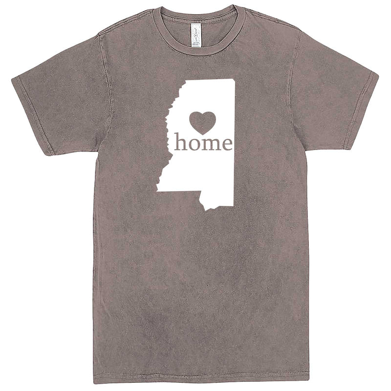  "Mississippi Home State Pride" men's t-shirt Vintage Zinc