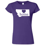  "Montana Home State Pride" women's t-shirt Purple