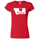  "Montana Home State Pride" women's t-shirt Red