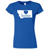  "Montana Home State Pride" women's t-shirt Royal Blue