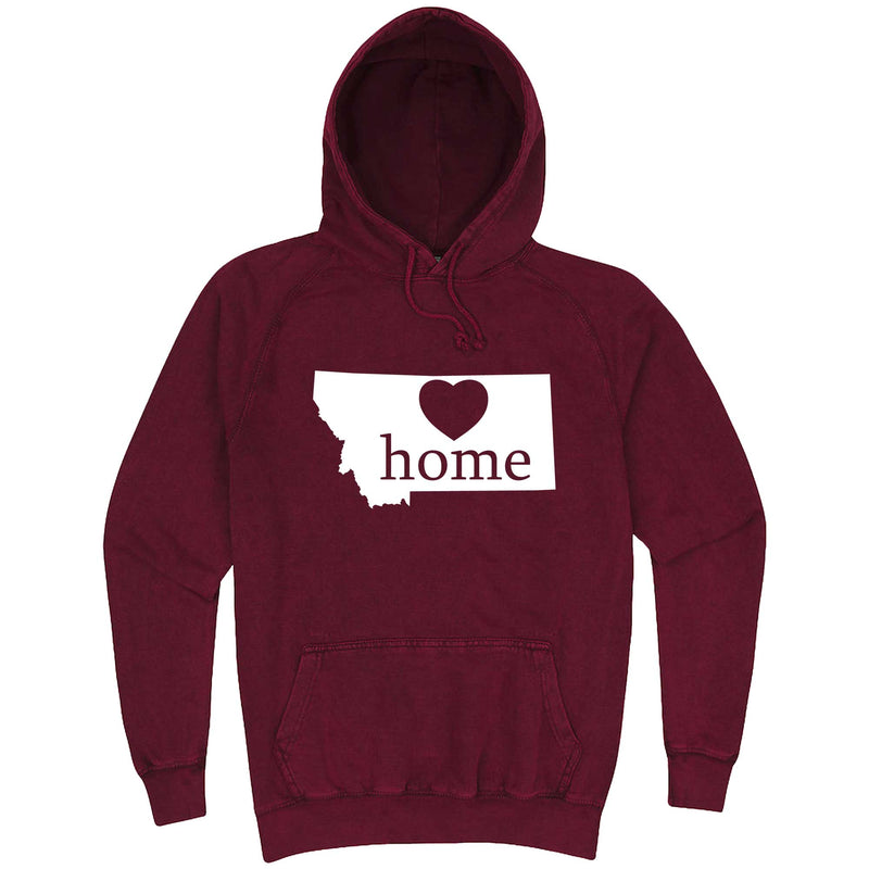  "Montana Home State Pride" hoodie, 3XL, Vintage Brick