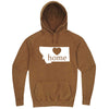  "Montana Home State Pride" hoodie, 3XL, Vintage Camel