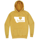  "Montana Home State Pride" hoodie, 3XL, Vintage Mustard