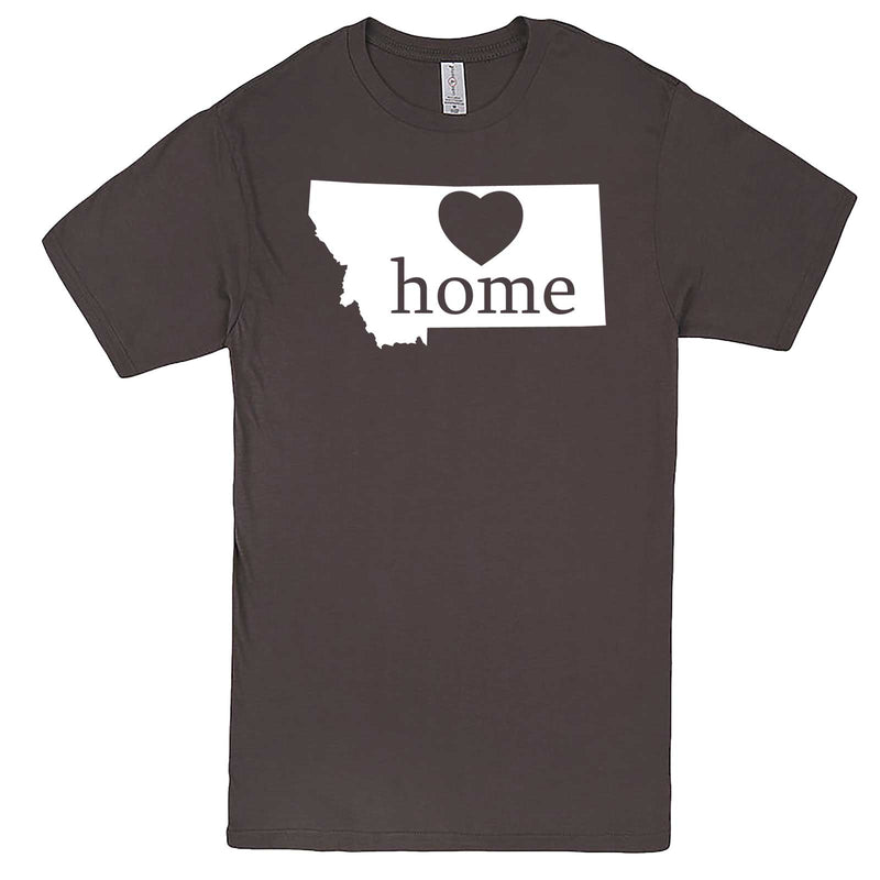  "Montana Home State Pride" men's t-shirt Charcoal