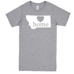  "Montana Home State Pride" men's t-shirt Heather-Grey