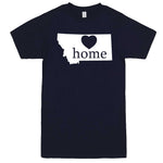  "Montana Home State Pride" men's t-shirt Navy-Blue