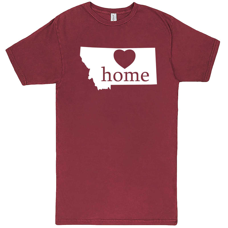  "Montana Home State Pride" men's t-shirt Vintage Brick