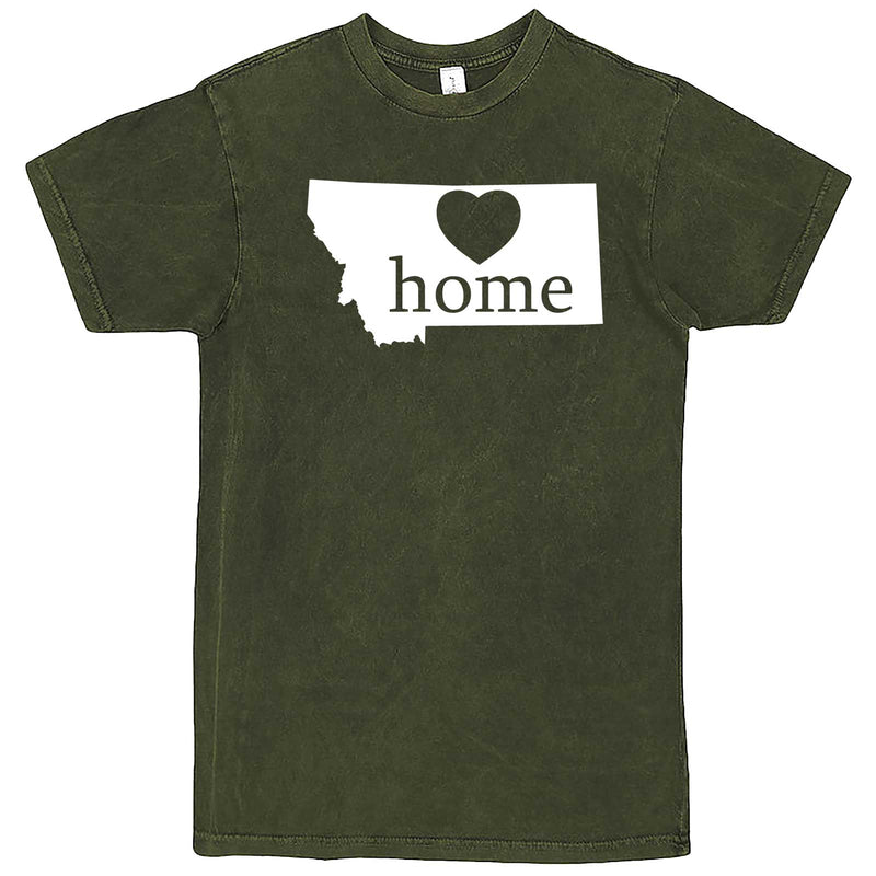  "Montana Home State Pride" men's t-shirt Vintage Olive