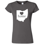  "Ohio Home State Pride" women's t-shirt Charcoal