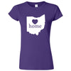  "Ohio Home State Pride" women's t-shirt Purple