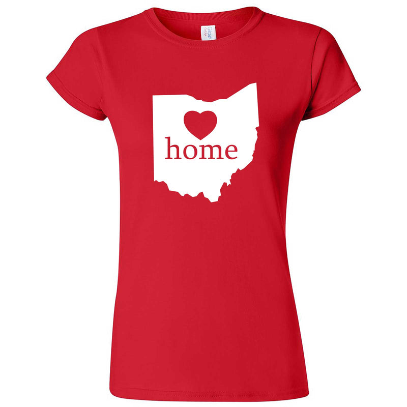  "Ohio Home State Pride" women's t-shirt Red