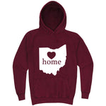  "Ohio Home State Pride" hoodie, 3XL, Vintage Brick