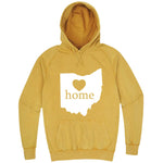  "Ohio Home State Pride" hoodie, 3XL, Vintage Mustard