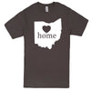  "Ohio Home State Pride" men's t-shirt Charcoal