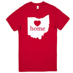  "Ohio Home State Pride" men's t-shirt Red