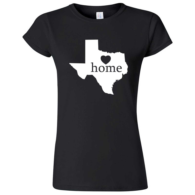  "Texas Home State Pride" women's t-shirt Black