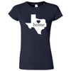 "Texas Home State Pride" women's t-shirt Navy Blue