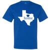  "Texas Home State Pride" men's t-shirt Royal-Blue