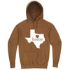  "Texas Home State Pride" hoodie, 3XL, Vintage Camel