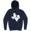  "Texas Home State Pride" hoodie, 3XL, Vintage Denim