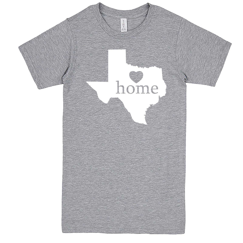 "Texas Home State Pride" men's t-shirt Heather-Grey