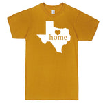 "Texas Home State Pride" men's t-shirt Mustard