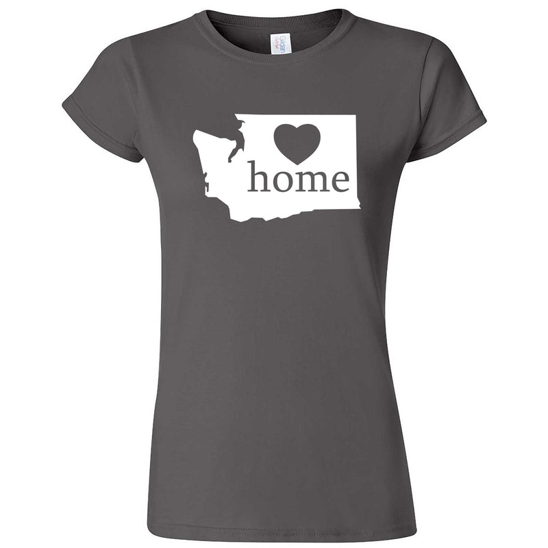  "Washington Home State Pride" women's t-shirt Charcoal