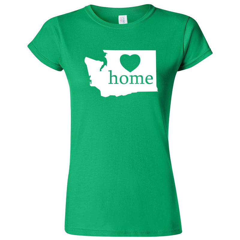 "Washington Home State Pride" women's t-shirt Irish Green