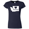  "Washington Home State Pride" women's t-shirt Navy Blue