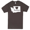  "Washington Home State Pride" men's t-shirt Charcoal