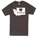  "Washington Home State Pride" men's t-shirt Charcoal