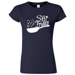  "Stir Friday" women's t-shirt Navy Blue