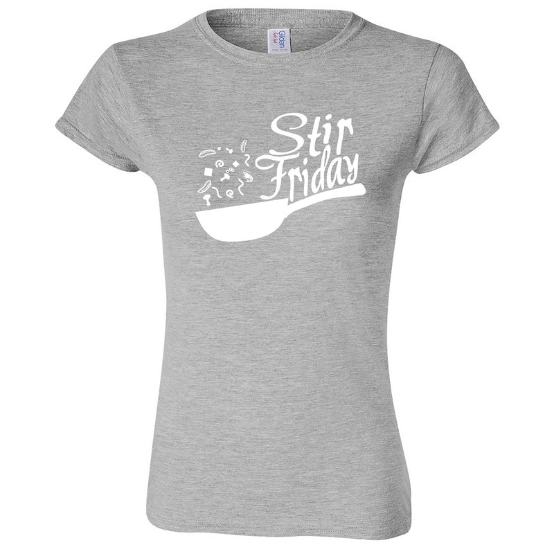  "Stir Friday" women's t-shirt Sport Grey