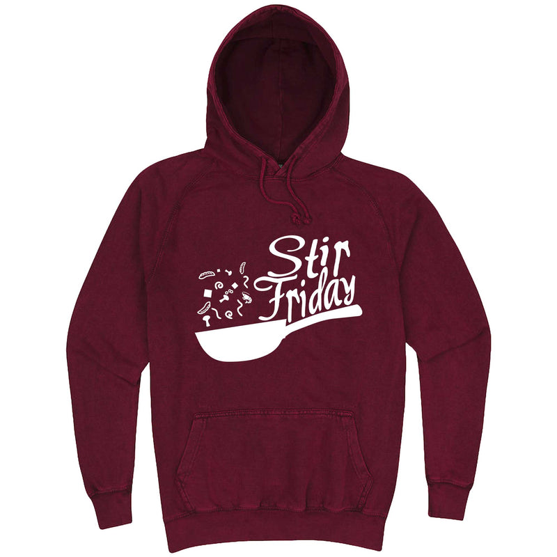  "Stir Friday" hoodie, 3XL, Vintage Brick
