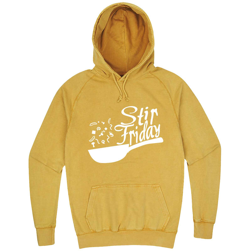  "Stir Friday" hoodie, 3XL, Vintage Mustard