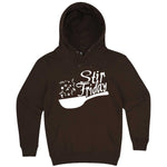  "Stir Friday" hoodie, 3XL, Chestnut