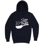  "Stir Friday" hoodie, 3XL, Navy