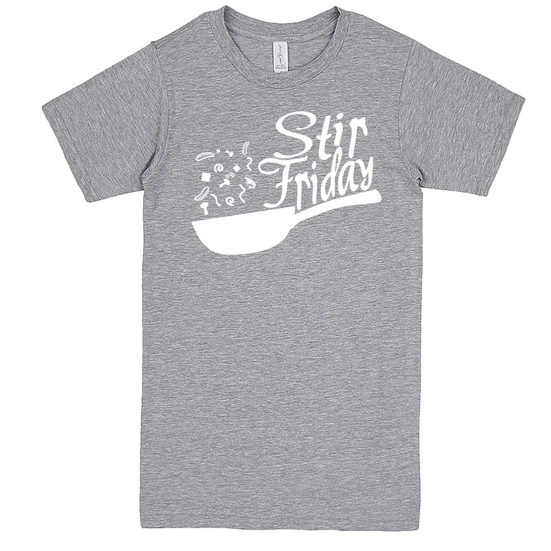  "Stir Friday" men's t-shirt Heather-Grey