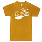  "Stir Friday" men's t-shirt Mustard