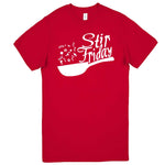  "Stir Friday" men's t-shirt Red