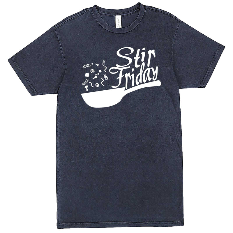  "Stir Friday" men's t-shirt Vintage Denim