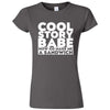 "Cool Story Babe Now Go Make Me a Sandwich" women's t-shirt Charcoal