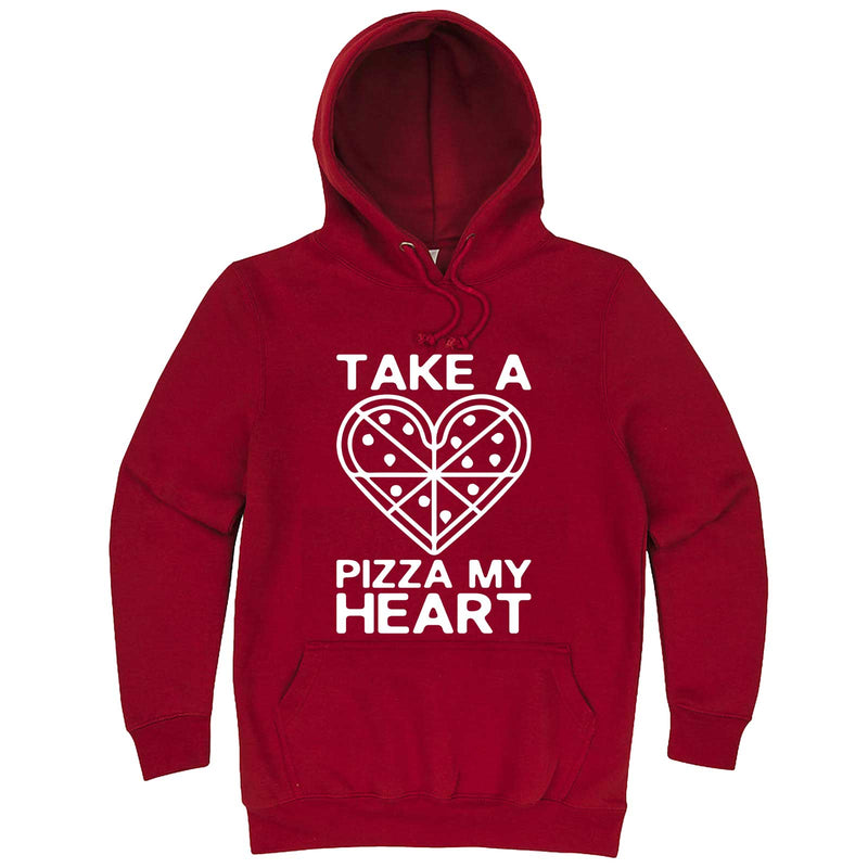  "Take a Pizza My Heart" hoodie, 3XL, Paprika